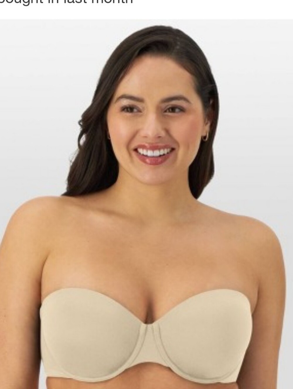 Bali Strapless Nude T-Shirt Bra - Smooth Support